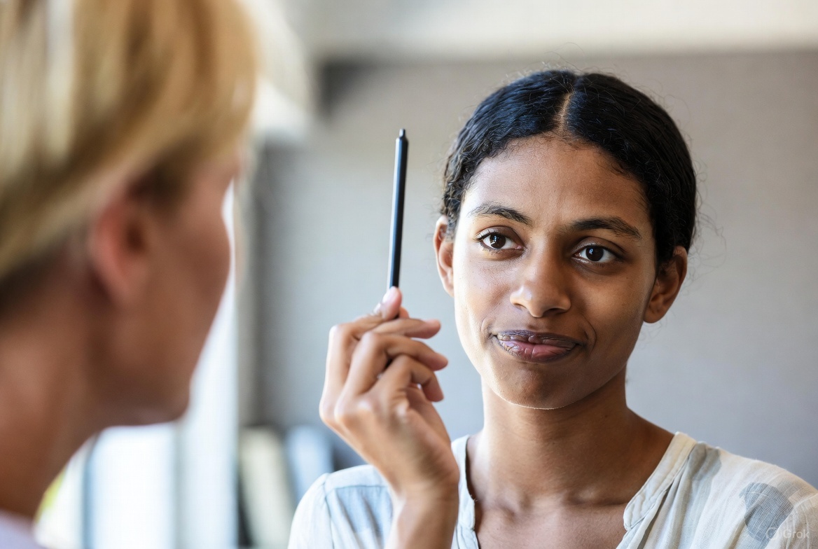 Therapist guiding a client through Brainspotting therapy session to process emotional trauma.