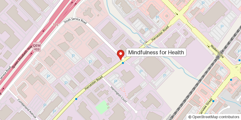 Map to Mindfulness for Health, 3425 Harvester Rd, Burlington